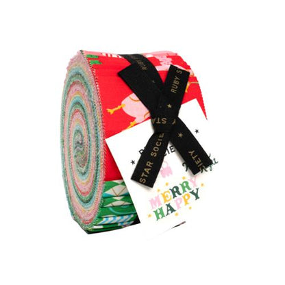 Merry Happy Jelly Roll RS3097JR Precut by Kimberly Kight