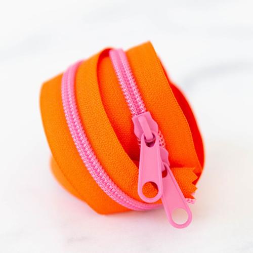 30" Zipper Orangetastic SSCZ10 by Stitch Supply