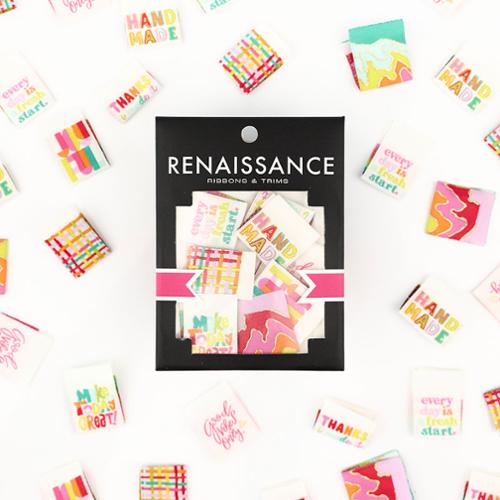 Renaissance Ribbons Labels Good Vibes