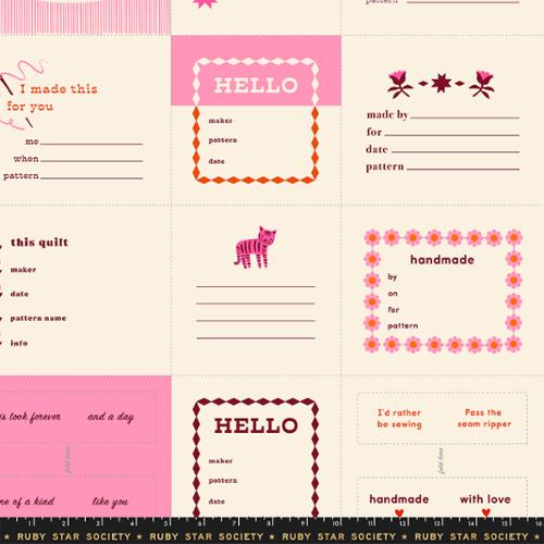 PREORDER: 1 800 Calico Pink RS4165 12 by Alexia Abegg for Ruby Star Society