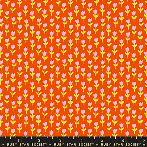 PREORDER: 1 800 Calico Warm Red RS4169 13 by Alexia Abegg for Ruby Star Society
