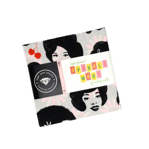 PREORDER: Sparkle Mart Charm Pack RS0116PP Precut by Melody Miller for Ruby Star Society