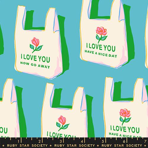 PREORDER: Sparkle Mart Dark Turquoise RS0117 13 by Melody Miller for Ruby Star Society