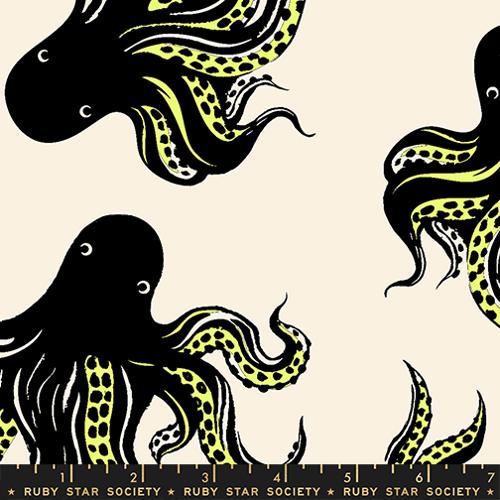 PREORDER: Ink Shop Canvas Neon Yellow RS2142 11L by Sarah Watts for Ruby Star Society