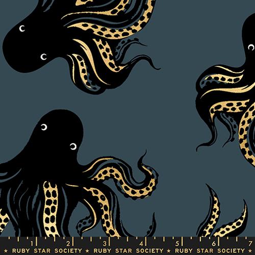 PREORDER: Ink Shop Canvas Metallic Smoke RS2142 21LM by Sarah Watts for Ruby Star Society