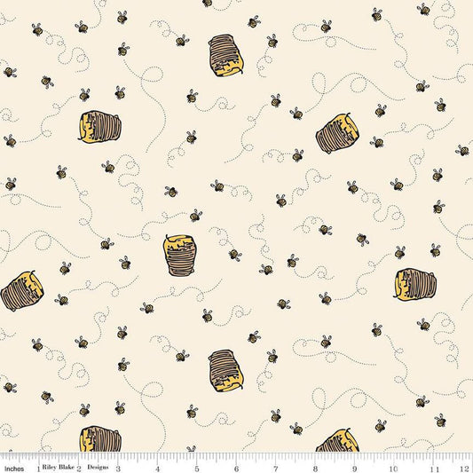 Winnie the Pooh Bees Cream - by Echo Park Paper Co. for Riley Blake