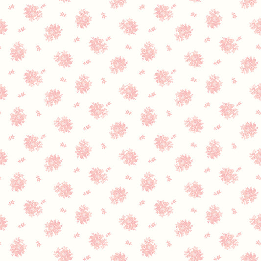 Rosewater Cottage Pensham Bouquets by Laura Ashley for Riley Blake C18818-PINK