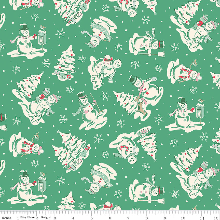 Make Merry Snowman by Cath Kidston for Riley Blake C19591-Alpine