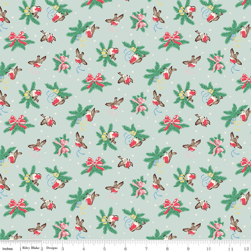 Make Merry Birds by Cath Kidston for Riley Blake C19593-Mist