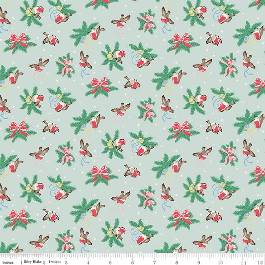 Make Merry Birds by Cath Kidston for Riley Blake C19593-Mist