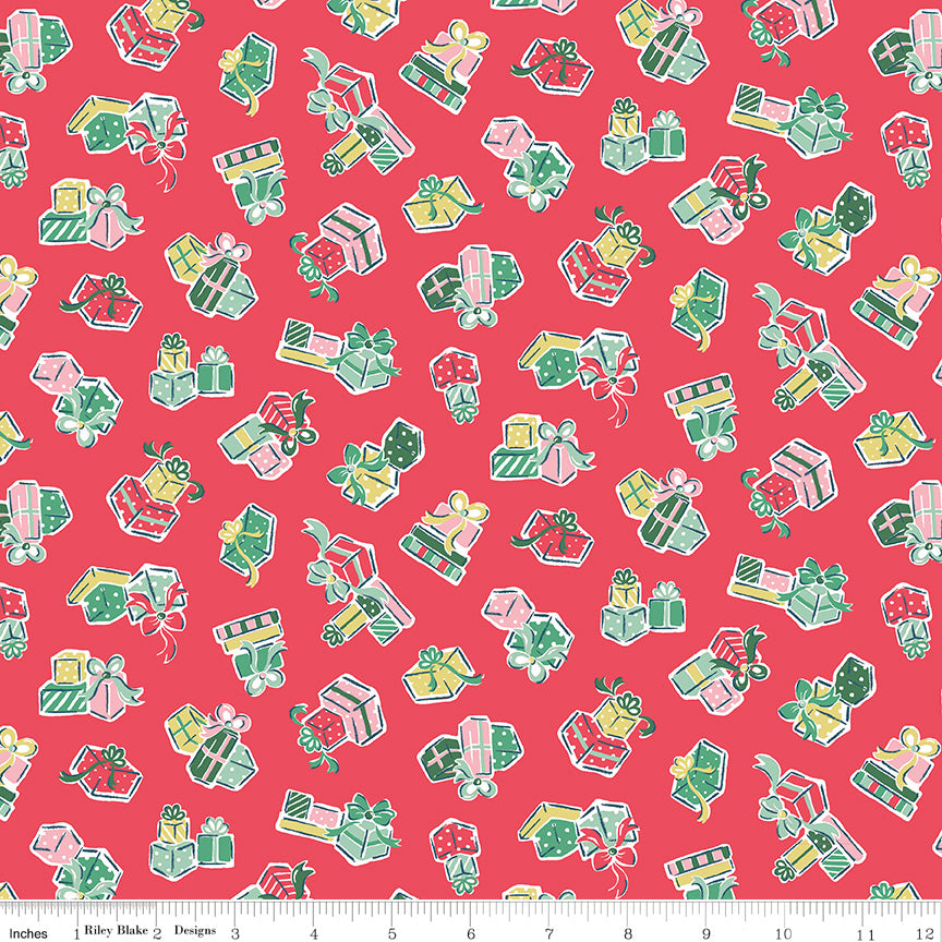 Make Merry Gifts by Cath Kidston for Riley Blake C19594-Red