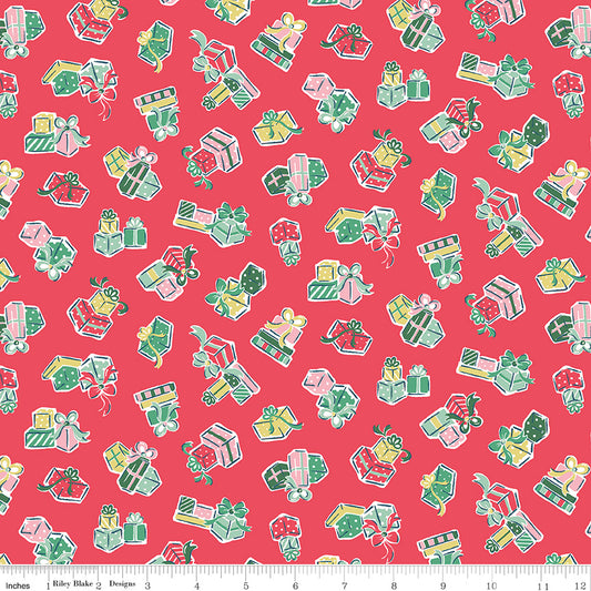 Make Merry Gifts by Cath Kidston for Riley Blake C19594-Red