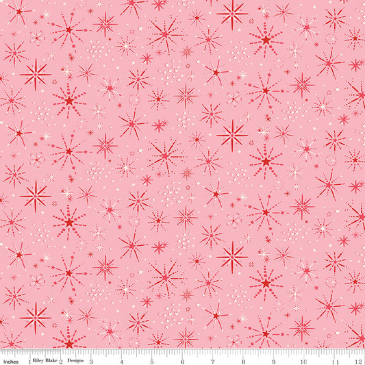 Make Merry Snowburst by Cath Kidston for Riley Blake C19596-Pink