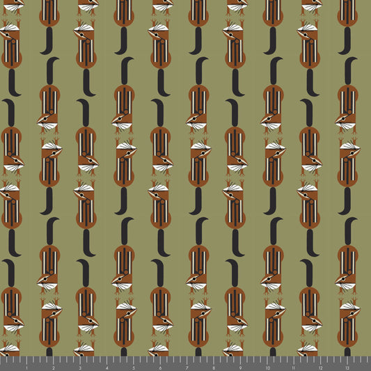 Shaker Lakes Shaker Lakes Chipmunkins by Charley Harper for Birch Fabrics CH486