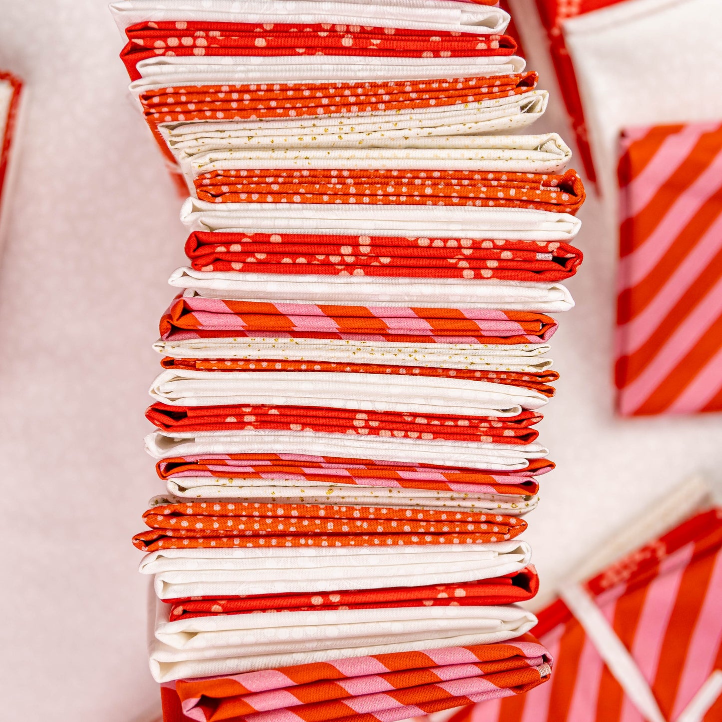 Candy Cane 6 pc Curated FQ Bundle