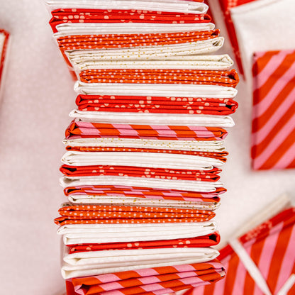Candy Cane 6 pc Curated FQ Bundle