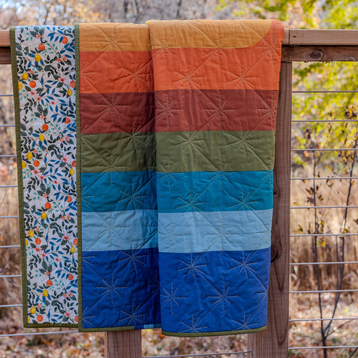 Corner Booth Quilt Pattern (Digital File)