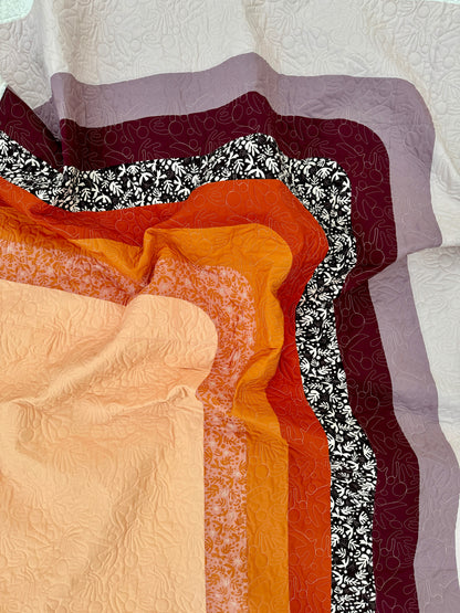 Corner Booth Quilt Pattern (Digital File)