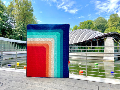 Corner Booth Quilt Pattern (Digital File)