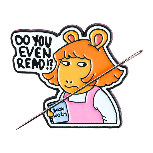 Do You Even Read Cartoon Needle Minder