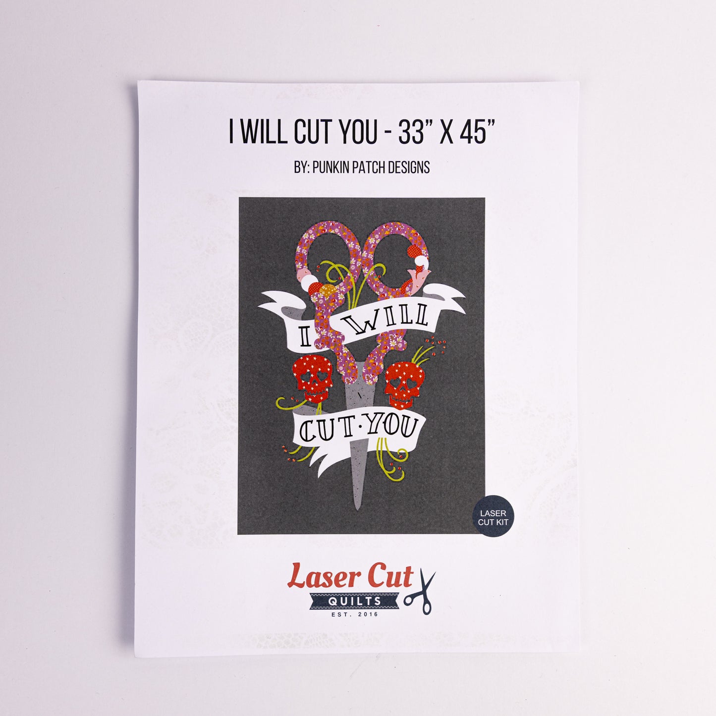 DESTASH: I Will Cut You Paper Pattern