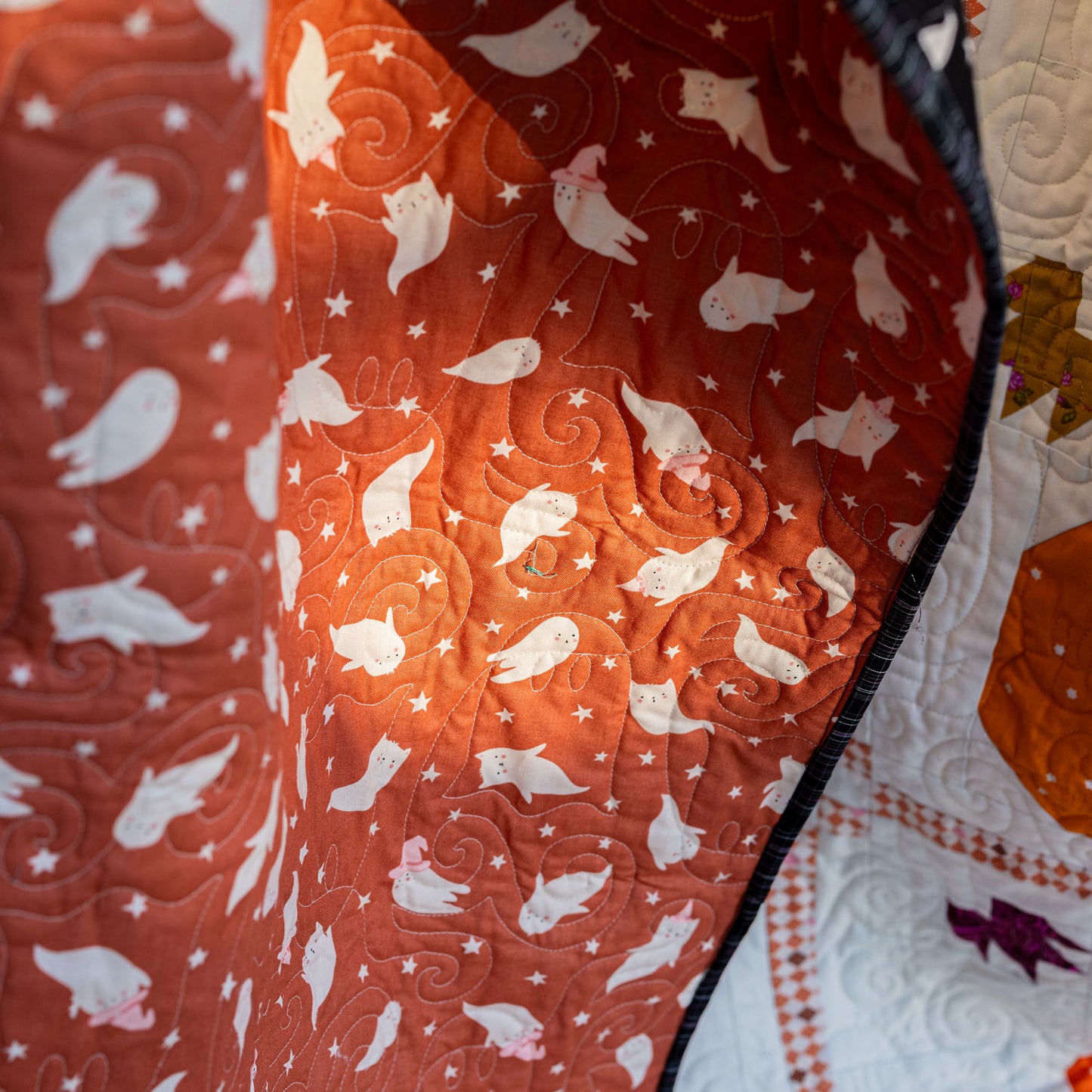 Black Cats Pumpkin Patch Quilt Kit