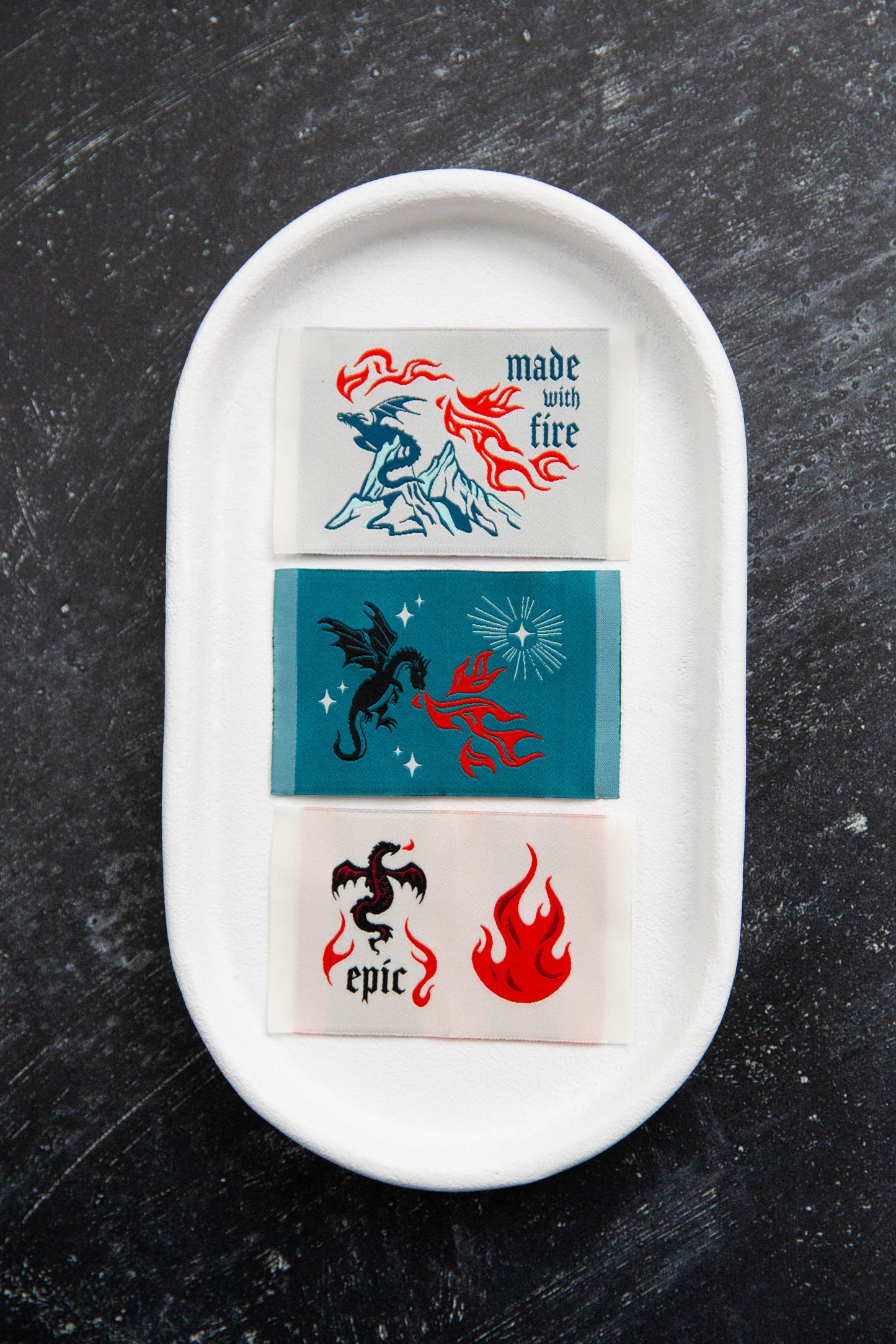 Fireglow 6pc Label Pack by Sarah Watts for Crafted Moon