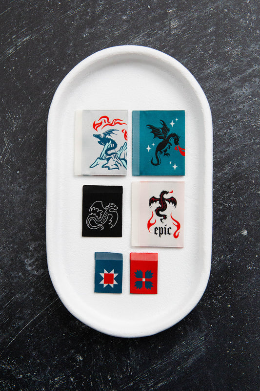 Fireglow 6pc Label Pack by Sarah Watts for Crafted Moon