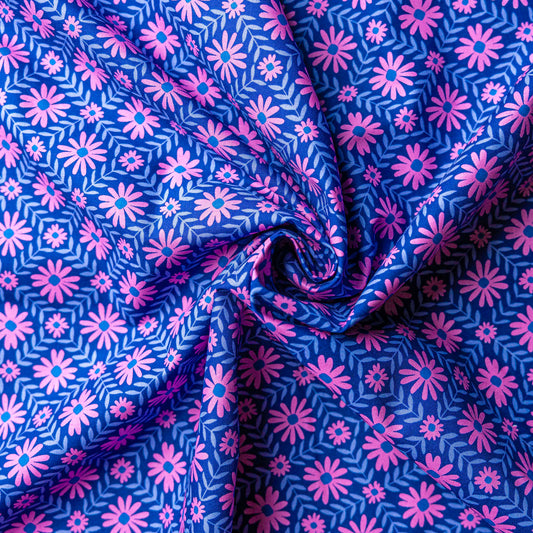 Floral Bluebell - Endpaper by Jew Hewett for Ruby Star Society
