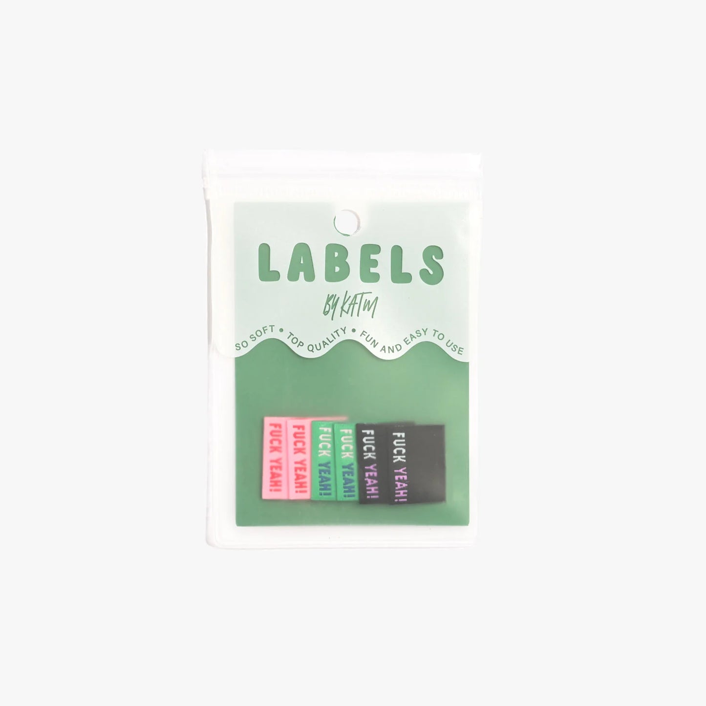 Fuck Yeah!  Labels by Kylie and the Machine