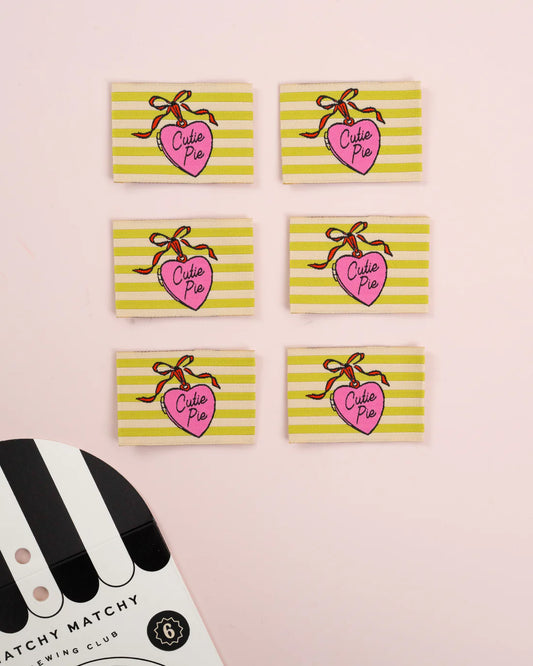 Cutie Pie Locket Garment Labels by Matchy Matchy