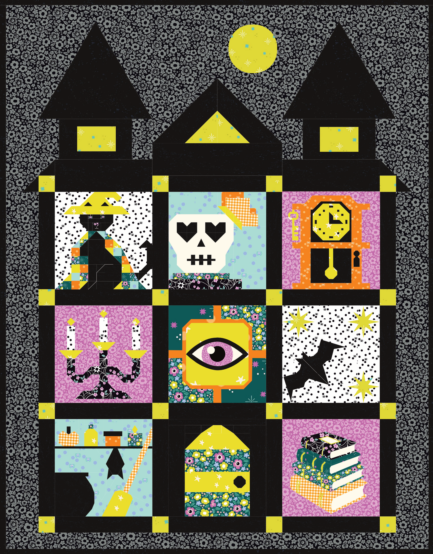 PREORDER: Forgotten Room - Quilt with Miss Kate Exclusive Ghostly Gardens Quilt Kit