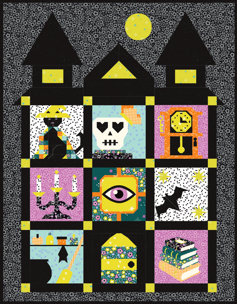 Forgotten Room - Quilt with Miss Kate Exclusive Ghostly Gardens Quilt Kit