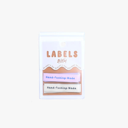 Hand-Fucking-Made Labels by Kylie and the Machine