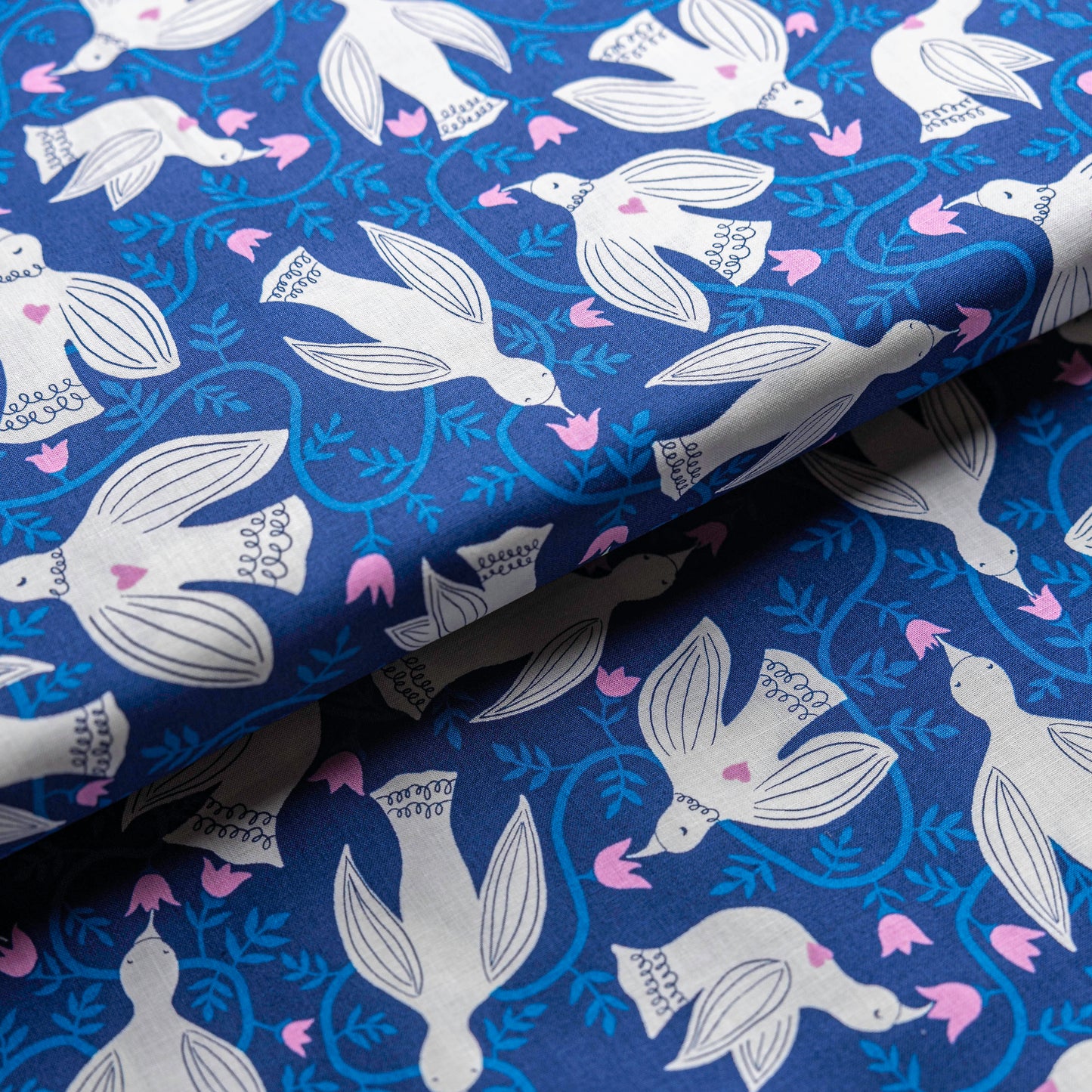 Bluebell Hummingbirds - Endpaper by Jen Hewett for Ruby Star Society