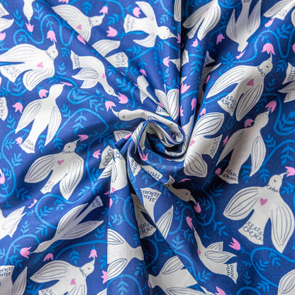 Bluebell Hummingbirds - Endpaper by Jen Hewett for Ruby Star Society