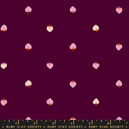 Ruby Star Society Strawberry Lawn Deep Plum