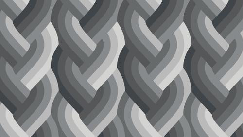 Echo Braid in Black by Emily Van Hoff for Moda