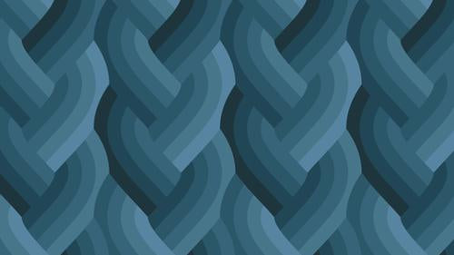 Echo Braid in Navy by Emily Van Hoff for Moda