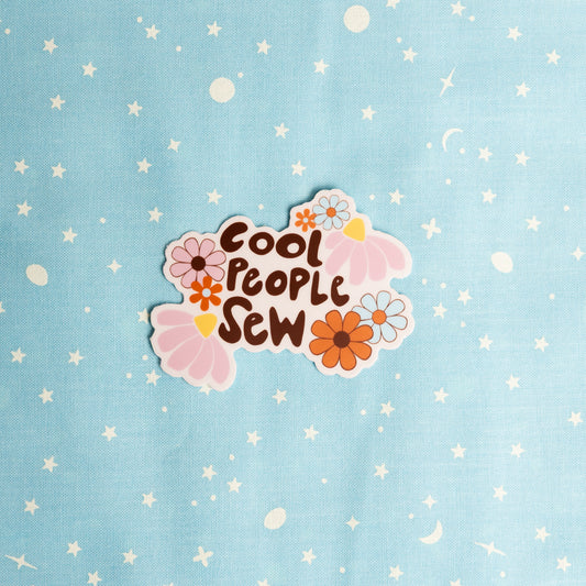 Cool People Sew Sticker by Kati Cupcake