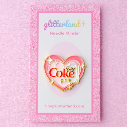 Diet Soda Girlie Needle Minder by Glitterland