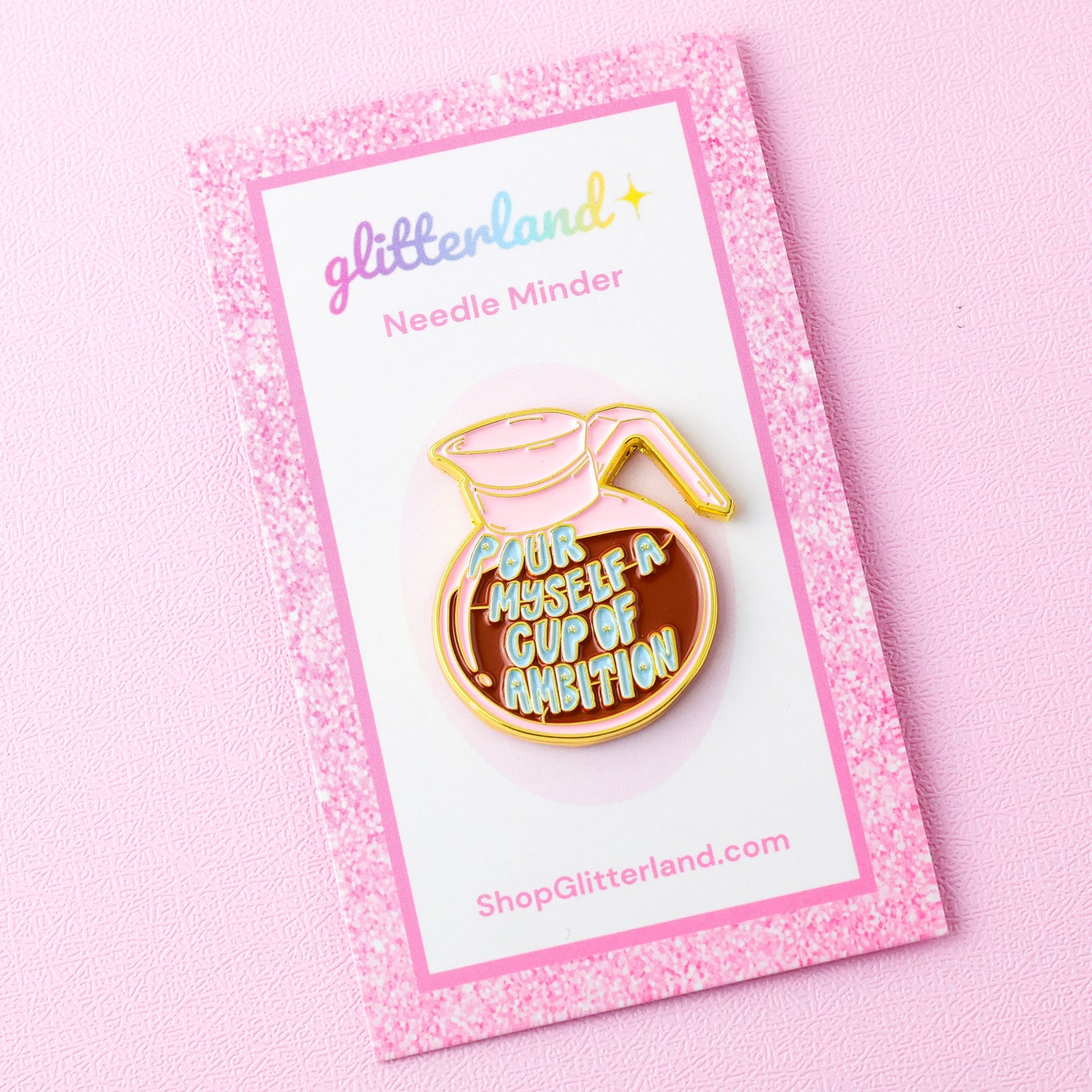 Coffee Ambition Needle Minder by Glitterland