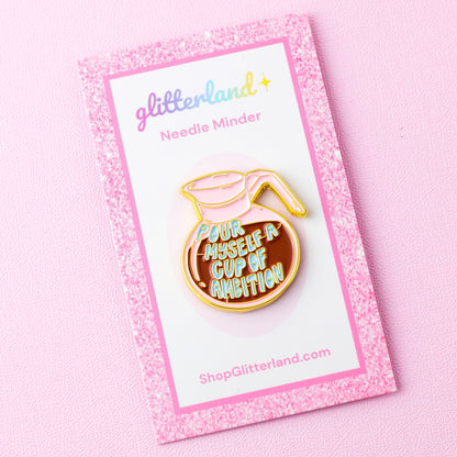 Coffee Ambition Needle Minder by Glitterland