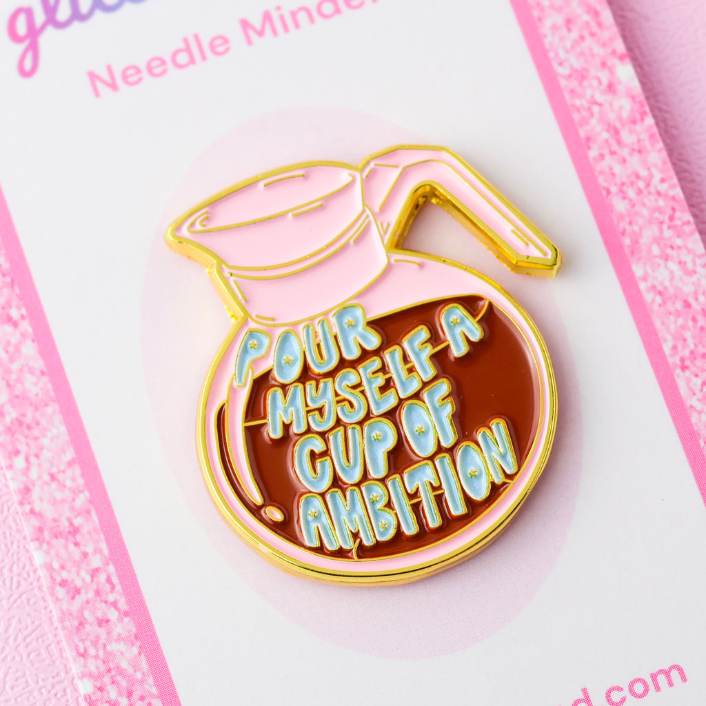 Coffee Ambition Needle Minder by Glitterland