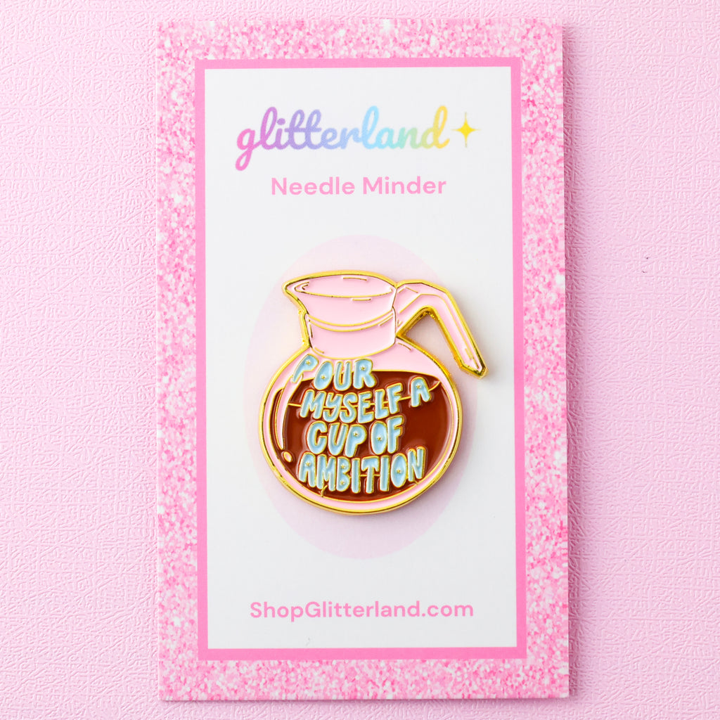 Coffee Ambition Needle Minder by Glitterland