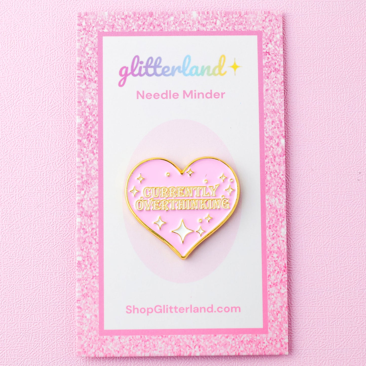 Currently Overthinking Needle Minder by Glitterland