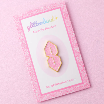 Retro S Needle Minder by Glitterland