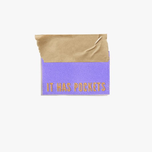 It Has Pockets Multipack Sew-in Labels by Kylie and the Machine
