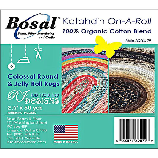 Easy Jelly Roll Rug - 2.5" Katahdin on a Roll