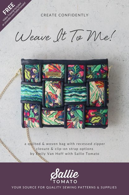 Weave It To Me! Paper Pattern by Sallie Tomato